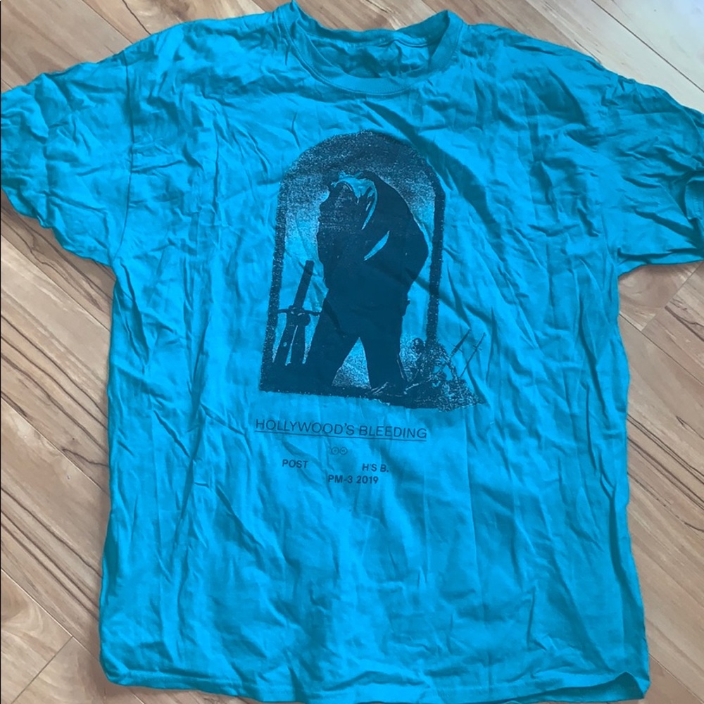 PostyCo Post Malone Hollywood’s Bleeding T-shirt